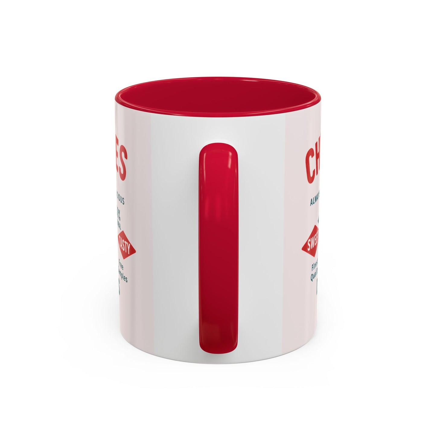 "Delicious Cherries", Colorful Mugs (11oz, 15oz) (Sea Salt Sherbet)