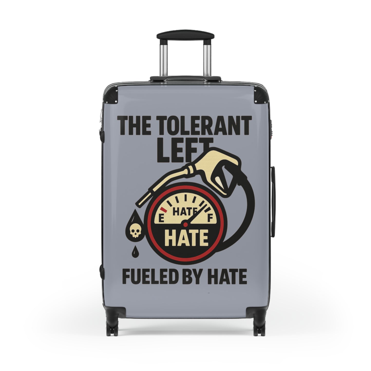 "The Tolerant Left", Suitcase (Concrete Grey)