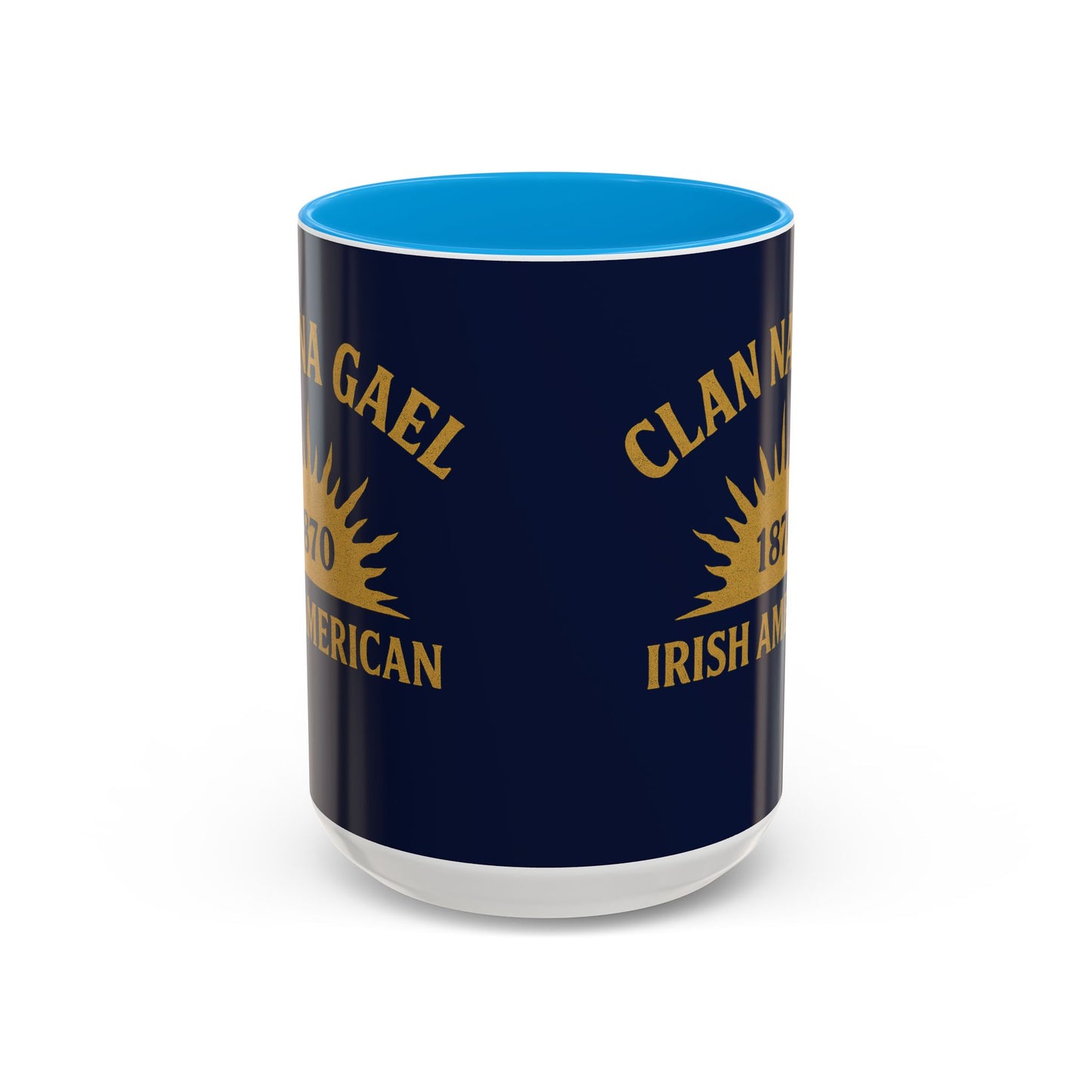 "Clan na Gael - Irish American", Colorful Mugs (11oz, 15oz) (Mariana Blue)