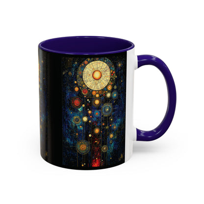 "Ancient Connection to God", Colorful Mugs (11oz, 15oz)