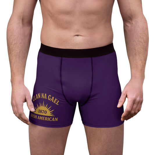 "Clan na Gael - Irish American", Men's Boxer Briefs (Beaker People)