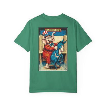 "MAGA Spanked the Donkeys 2024", Unisex T-shirt (Dark Colors)