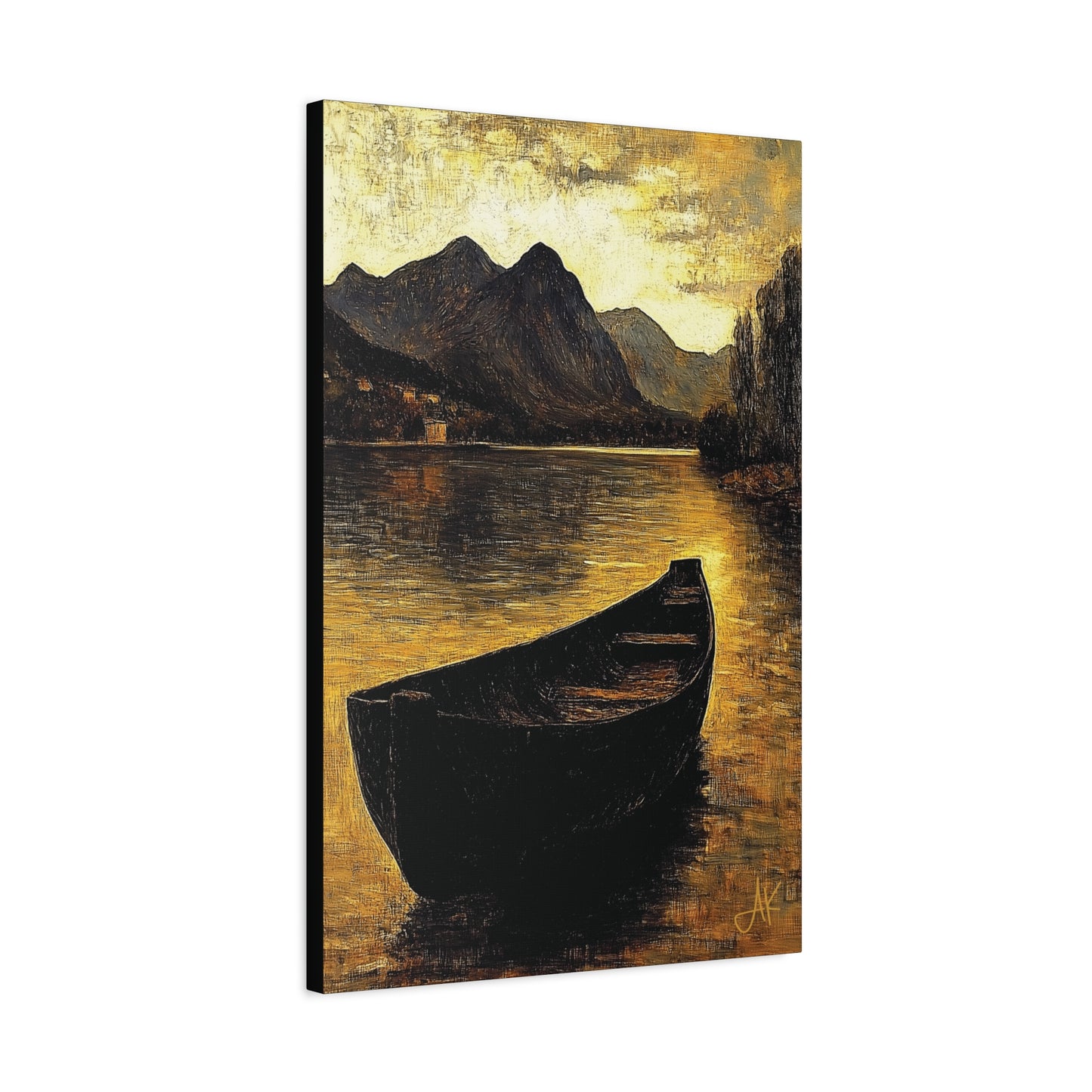 "By Oar and Tide: Ancient Gaelic Highways", Fine Art Matte Canvas, Stretched, 1.25"