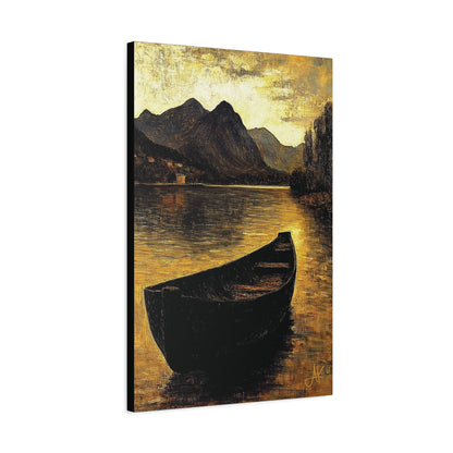 "By Oar and Tide: Ancient Gaelic Highways", Fine Art Matte Canvas, Stretched, 1.25"