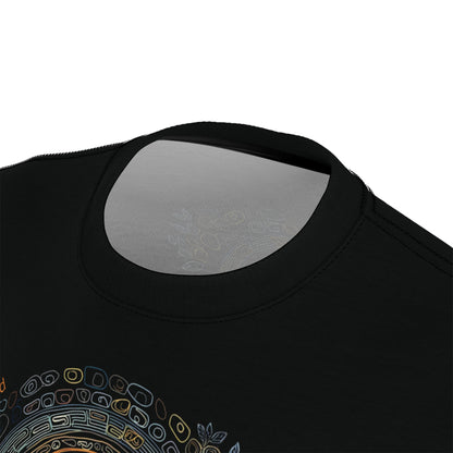 "Norse-Gaelic Tree", Wearable Fine Art Unisex T-shirt (Peatshadow Black)