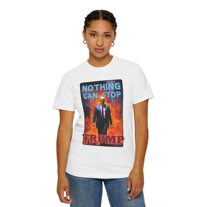 "Nothing Can Stop Trump", Unisex T-shirt (Light Colors)