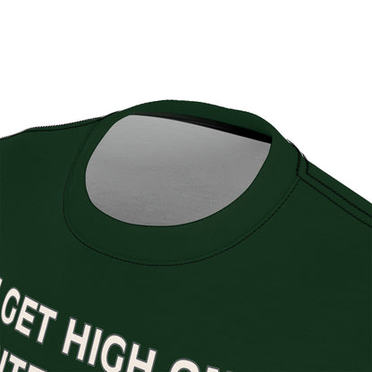 "Intelligent Conversation", Unisex T-shirt (Fenian Green)