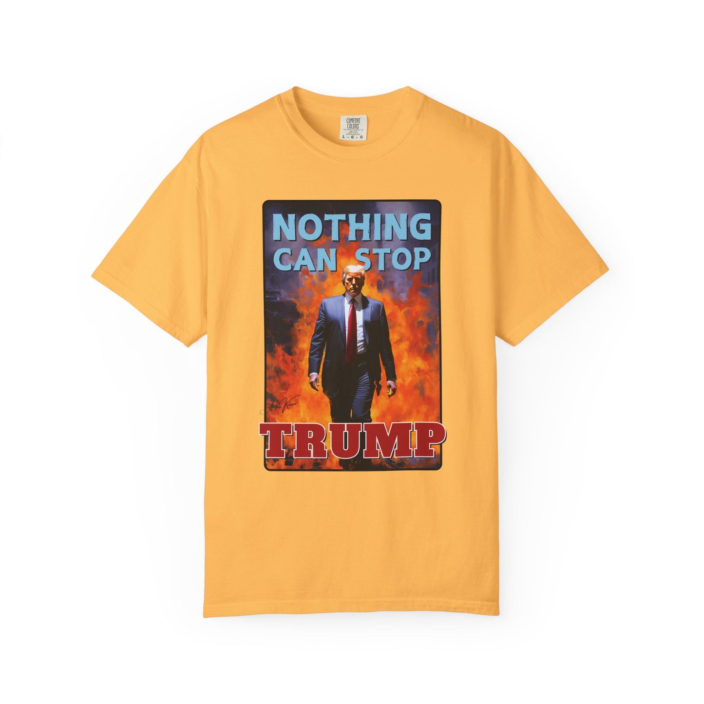 "Nothing Can Stop Trump", Unisex T-shirt (Light Colors)