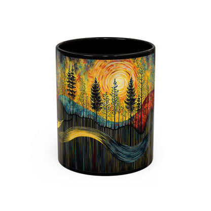 "Sacred Resonance", Colorful Mugs (11oz, 15oz)