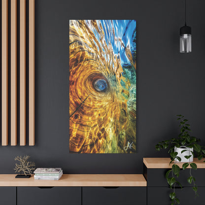 "Tide Hollow – Eye of the Coast", Fine Art Matte Canvas, Stretched, 1.25"