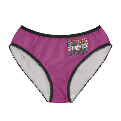"MAGA Common Sense" #01, Women's Briefs (Fandango)