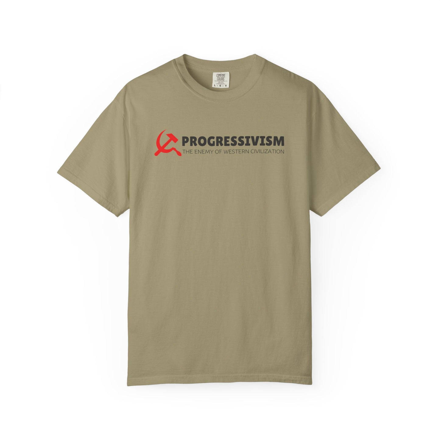 "Progressivism - Enemy of Western Civilization", Unisex T-shirt (Light Colors)