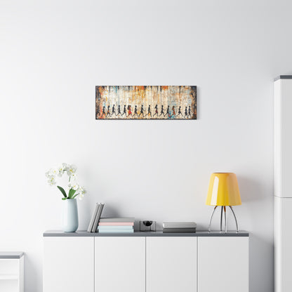 "Lockstep: Diversity Without Difference", Fine Art Matte Canvas, Stretched, 1.25"