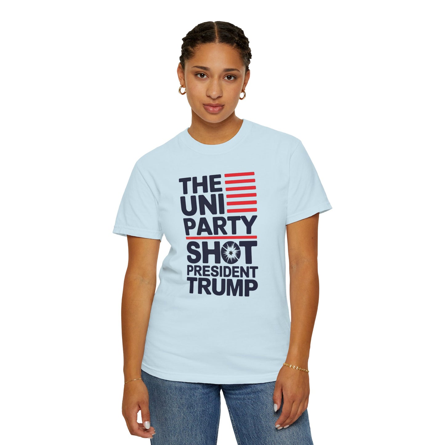 "The Uniparty Shot President Trump" #01, Unisex T-shirt