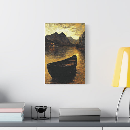 "By Oar and Tide: Ancient Gaelic Highways", Fine Art Matte Canvas, Stretched, 1.25"