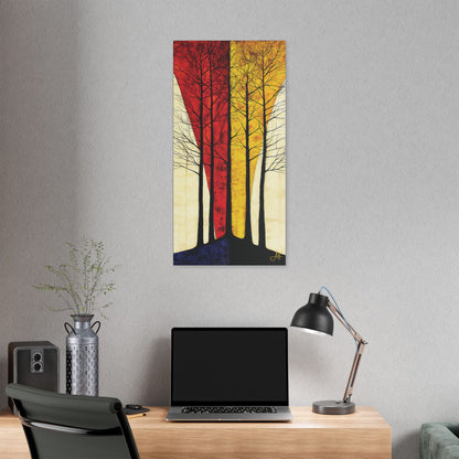 "Go Out in Joy" Isaiah 55:12 (KJV)", Stretched Classic Canvas Fine Art Print