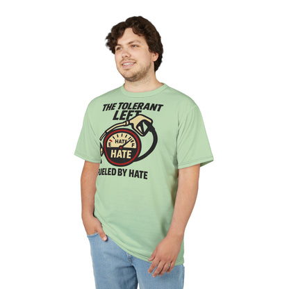 "The Tolerant Left", Unisex T-shirt (Soft Lime Green)