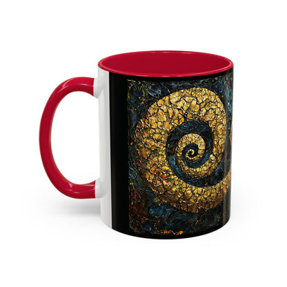 "From Stone to Savior's Light", Colorful Mugs (11oz, 15oz)
