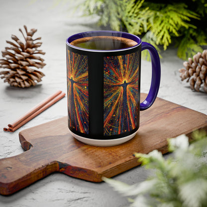 "Born Again in His Radiance - Isaiah 60:1", Colorful Mugs (11oz & 15oz)