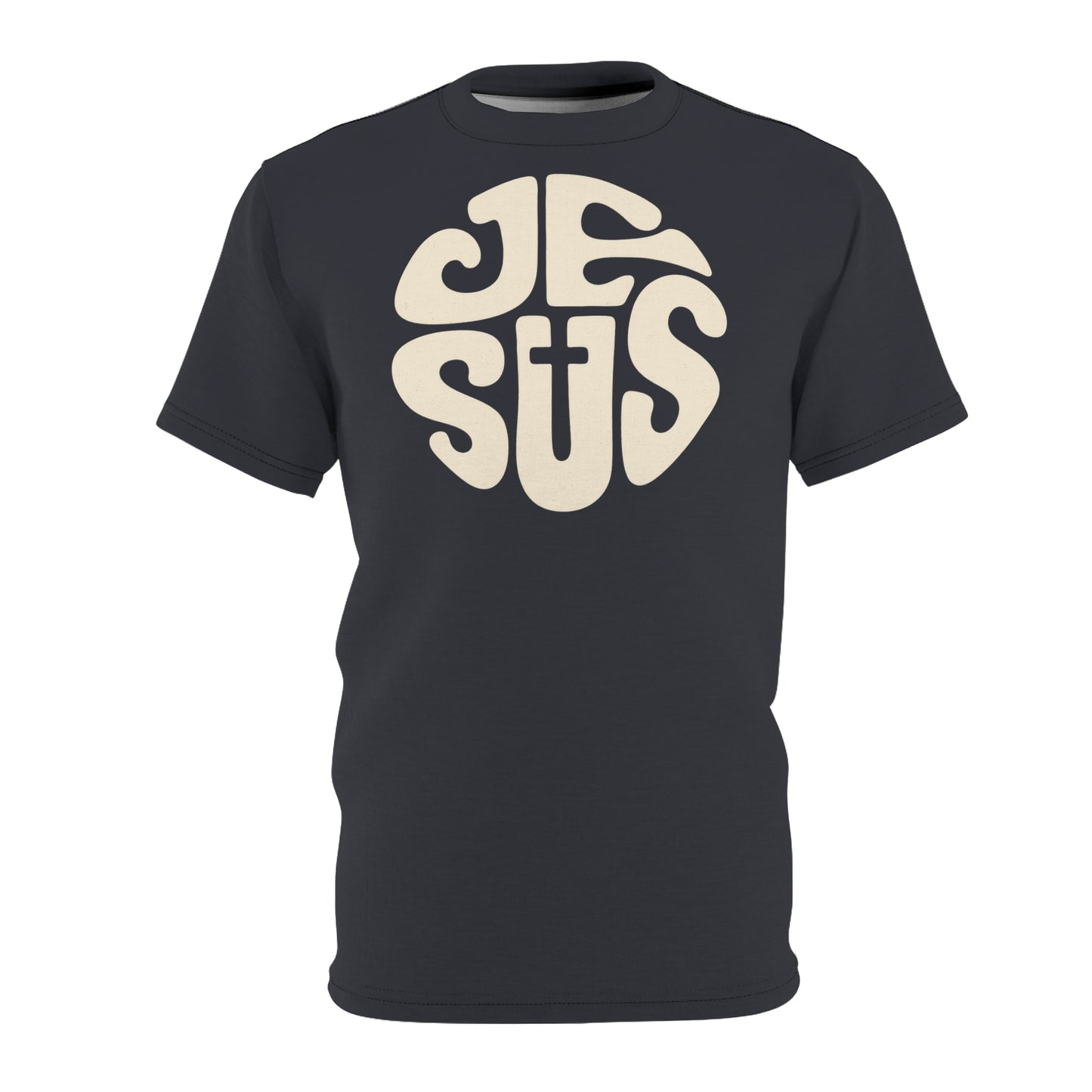 "Retro Jesus", Unisex T-shirt (Antarctic Deep)