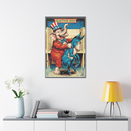 "MAGA Spanked the Donkeys 2024", Stretched Classic Canvas Print