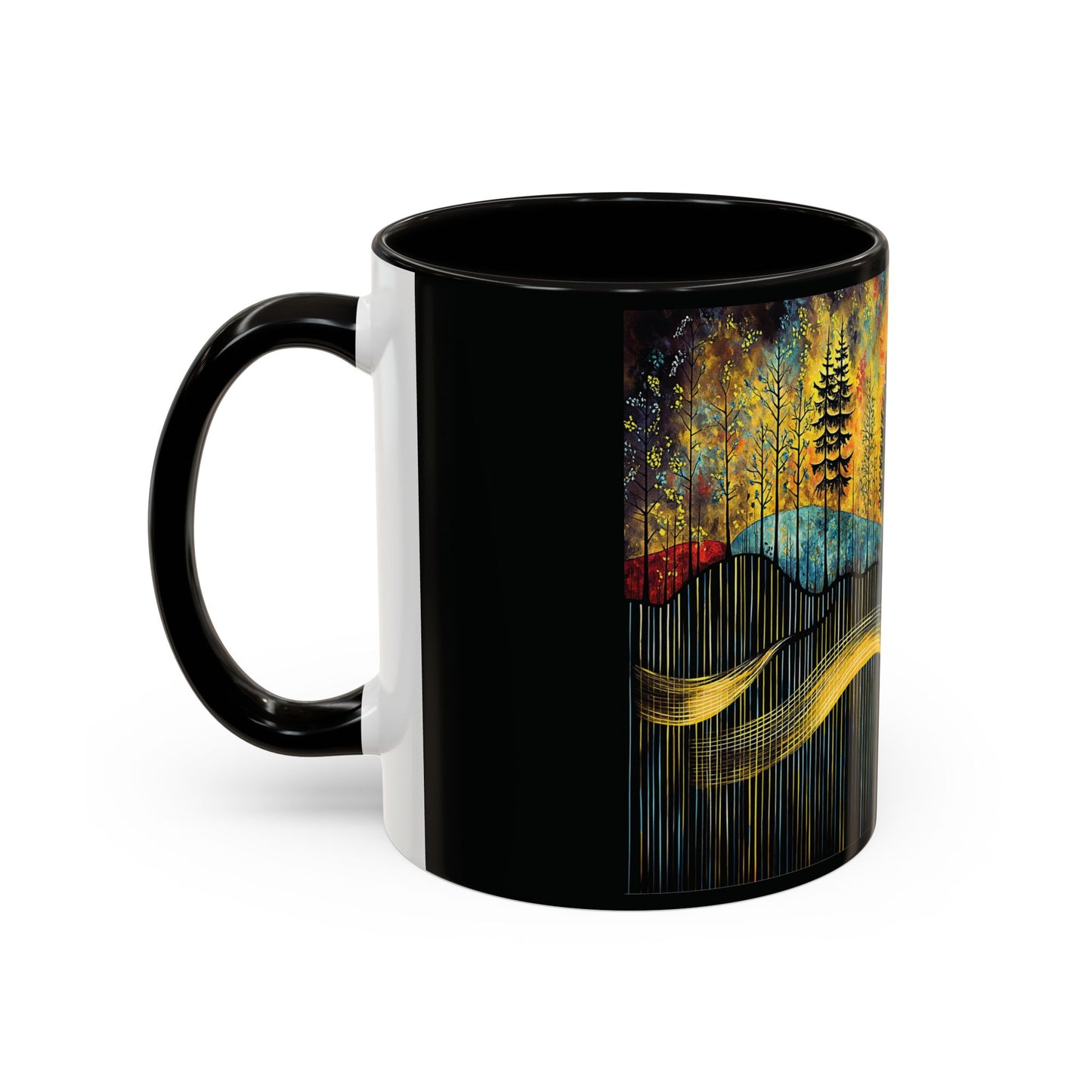 "Sacred Resonance", Colorful Mugs (11oz, 15oz)