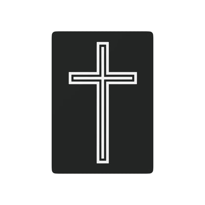 "A Simple Cross", Chrsitian Playing Cards (Void Black)