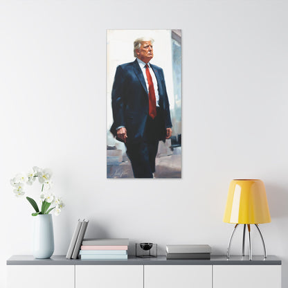 "Trump Portrait" #11, Stretched Classic Canvas Fine Art Print