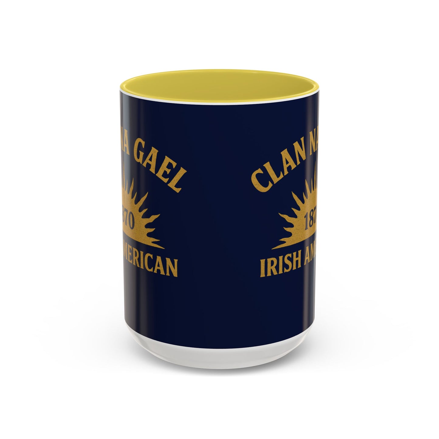 "Clan na Gael - Irish American", Colorful Mugs (11oz, 15oz) (Mariana Blue)