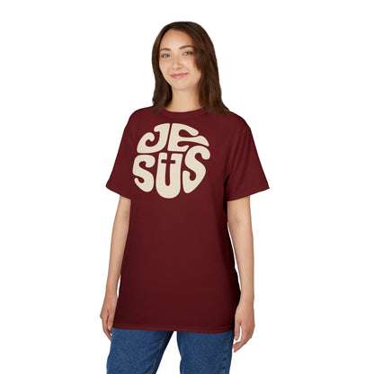 "Retro Jesus", Unisex T-shirt (Palladius Red)