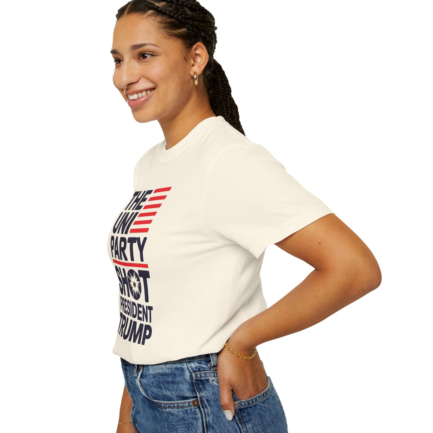 "The Uniparty Shot President Trump" #01, Unisex T-shirt