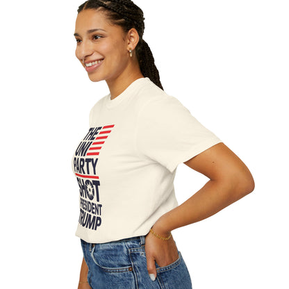 "The Uniparty Shot President Trump" #01, Unisex T-shirt