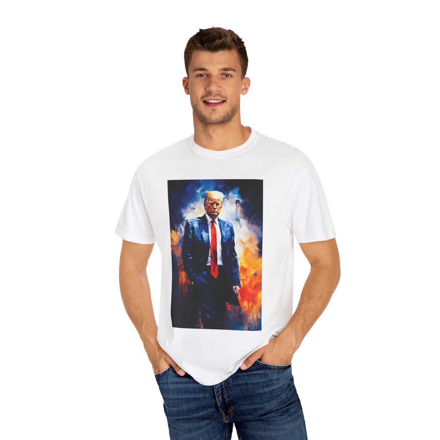 "Trump Portrait" #22, Unisex T-shirt (Light Colors)