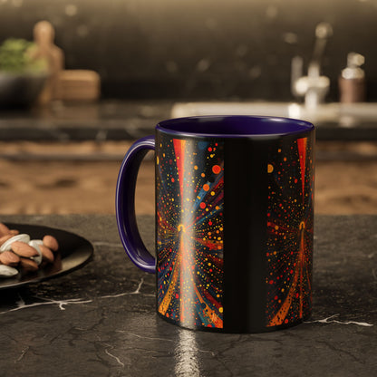 "Illuminated by Grace - 2 Corinthians 4:6", Colorful Mugs (11oz & 15oz)