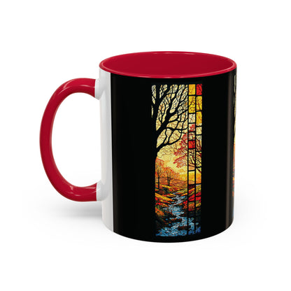 "Realization at 5", Colorful Mugs (11oz, 15oz)