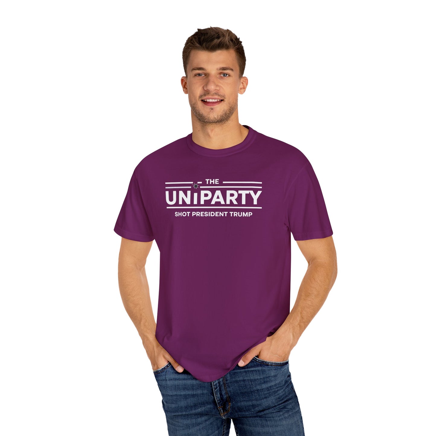 "The Uniparty Shot President Trump" #03, Unisex T-shirt