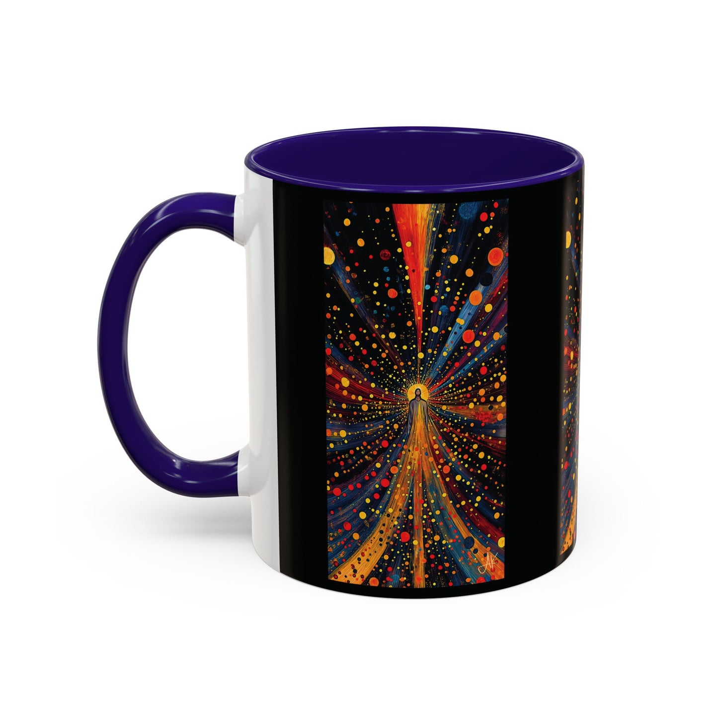 "Illuminated by Grace - 2 Corinthians 4:6", Colorful Mugs (11oz & 15oz)