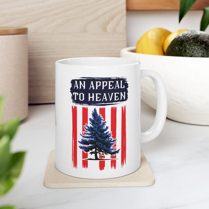 "An Appeal to Heaven", White Mug (11oz & 15oz)