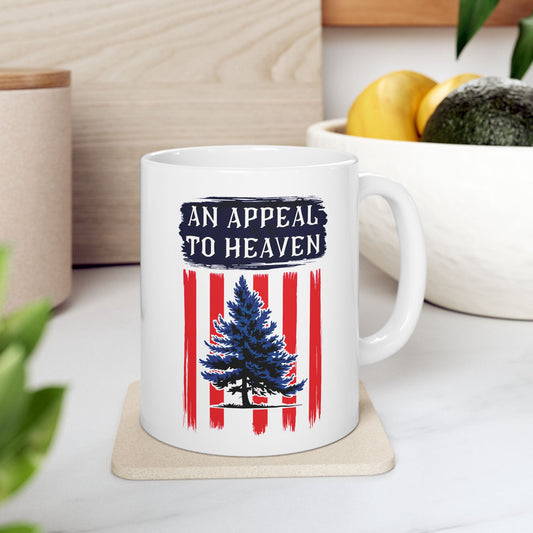 "An Appeal to Heaven", White Mug (11oz & 15oz)
