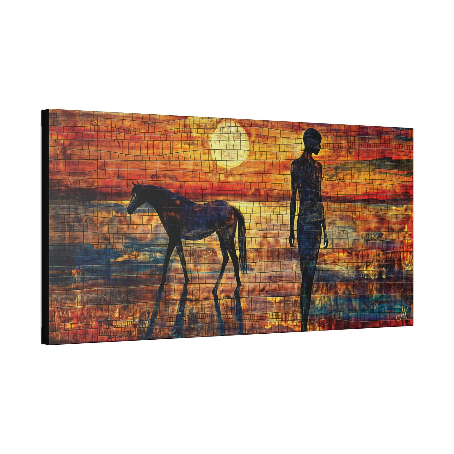 "Turas & Solas (Gaelic); Journey & Light (English)", Stretched Classic Canvas Fine Art Print