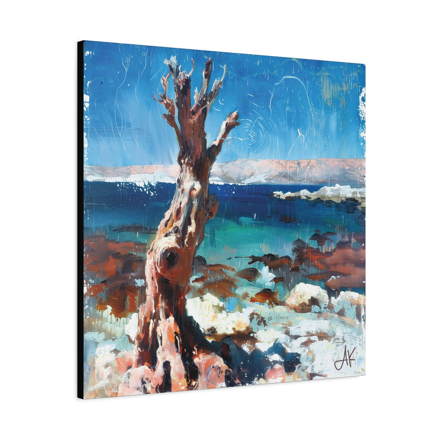 "Littoral Watch – Relic of the Gaelic Coast", Fine Art Matte Canvas, Stretched, 1.25"