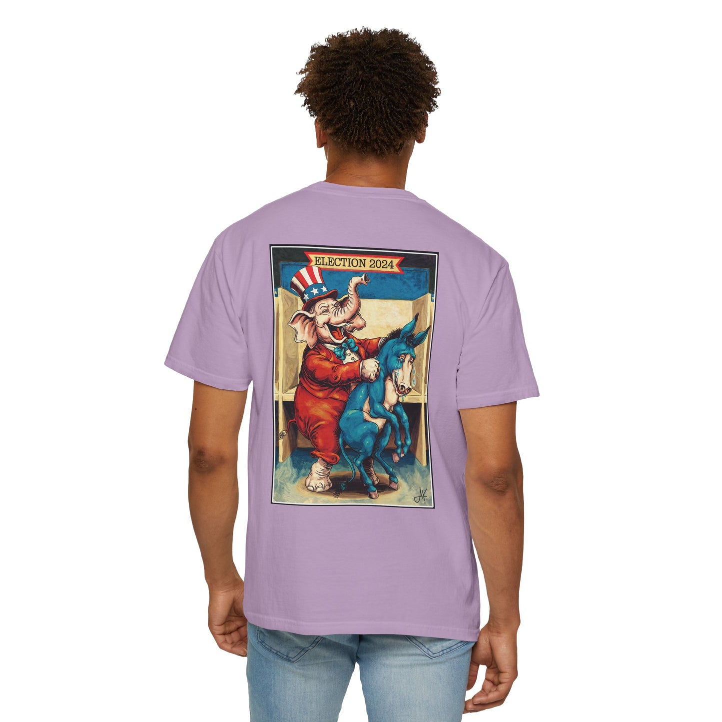 "MAGA Spanked the Donkeys 2024", Unisex T-shirt (Light Colors)