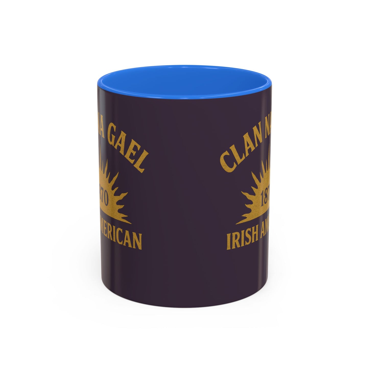 "Clan na Gael - Irish American", Colorful Mugs (11oz, 15oz) (Purple Verbena)