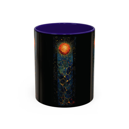 "The Living Light (John 8:12)", Colorful Mugs (11oz, 15oz)
