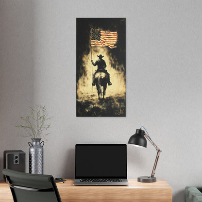 "Holding the Line", Stretched Classic Canvas Fine Art Print