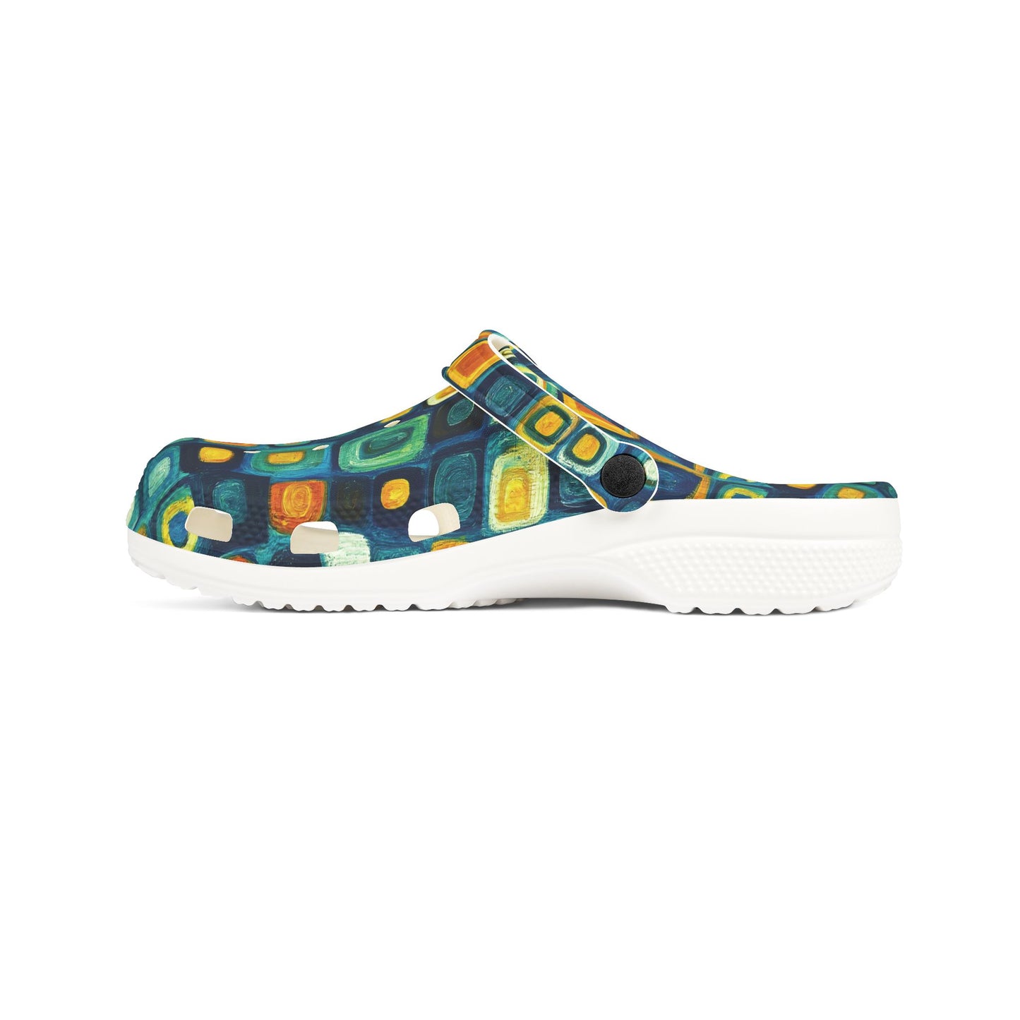 "Soul Mosaic", Foam Rubber Clogs