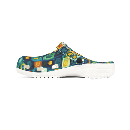 "Soul Mosaic", Foam Rubber Clogs