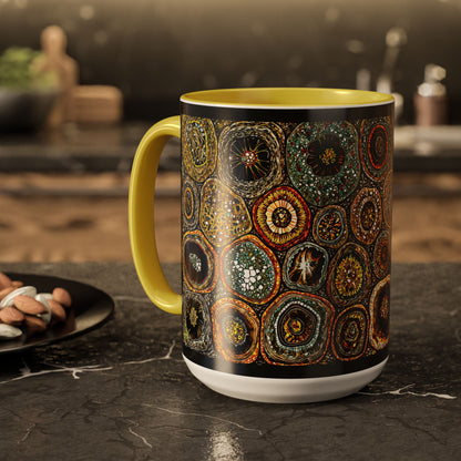 "Every Detail, His Design", Colorful Mugs (11oz, 15oz)