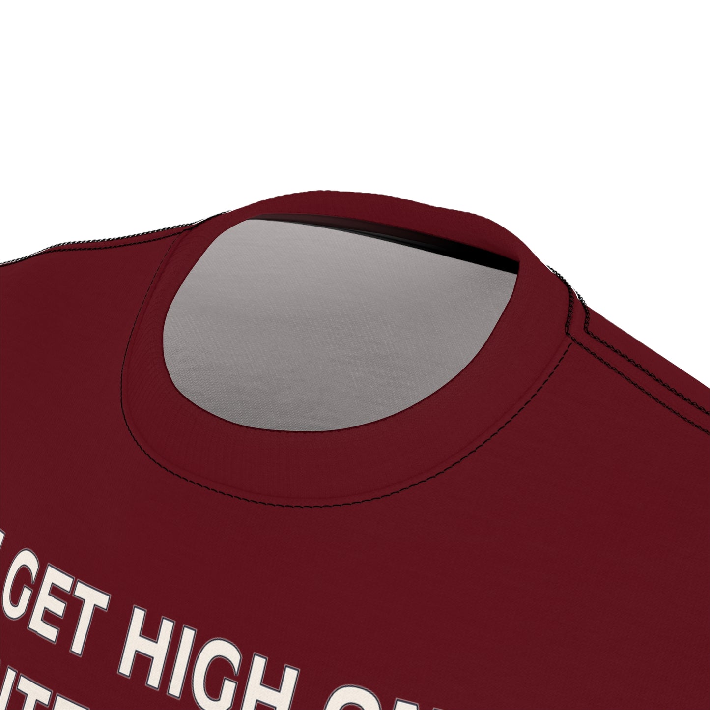 "Intelligent Conversation", Unisex T-shirt (Summer Cherry Red)