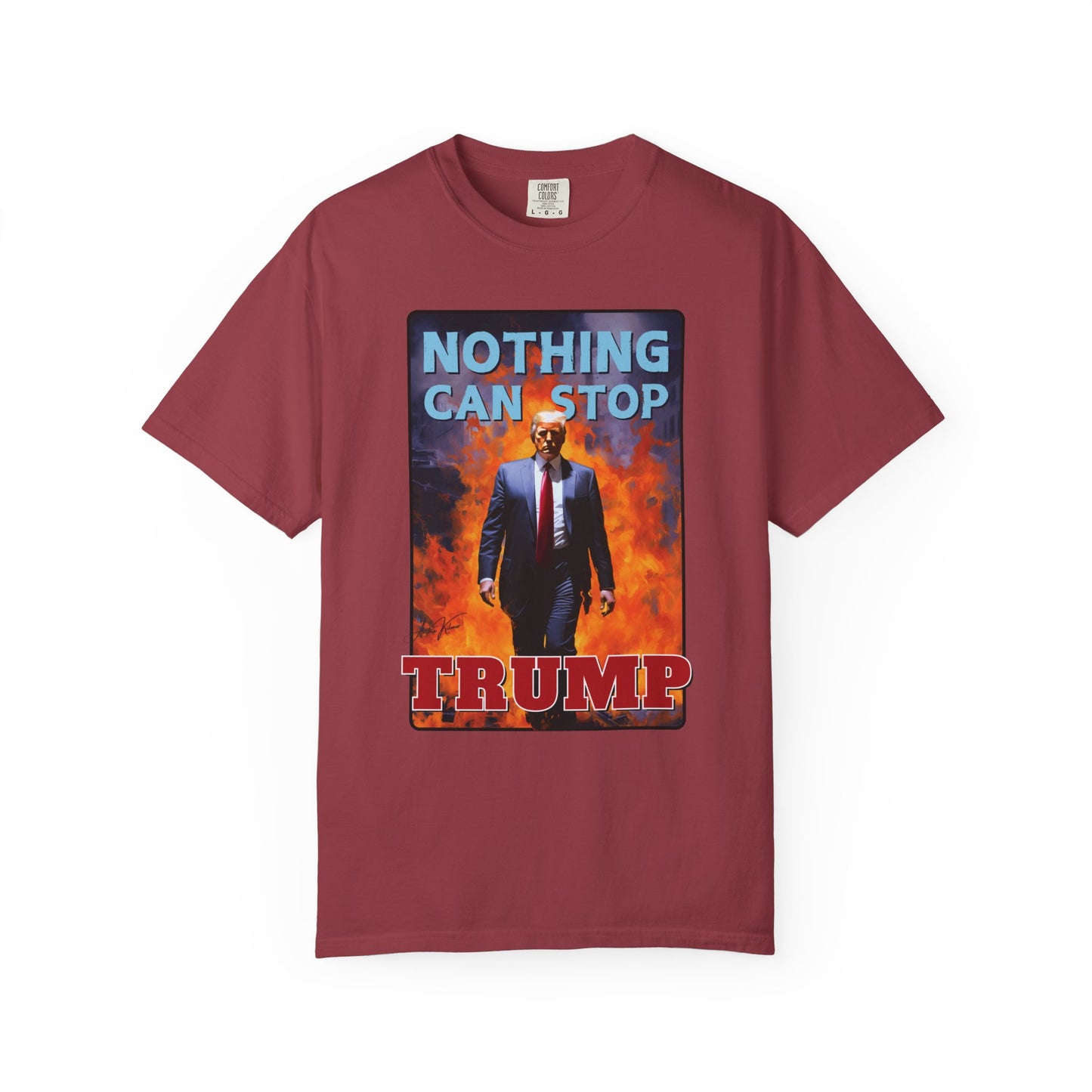 "Nothing Can Stop Trump", Unisex T-shirt (Light Colors)
